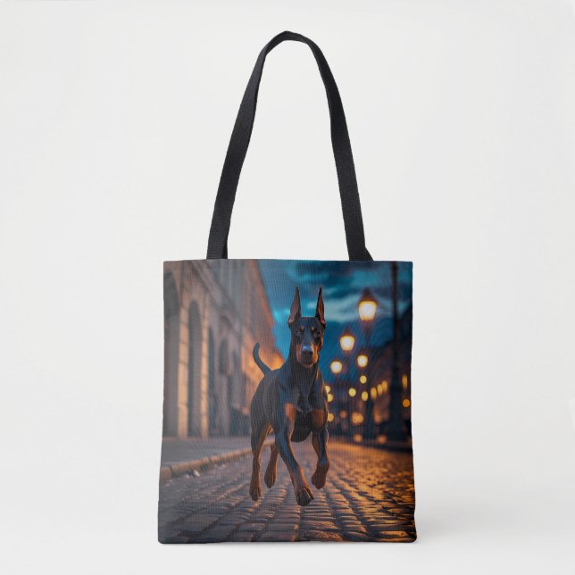 Doberman Pinscher Elegant Tote Bag (Vorderseite)