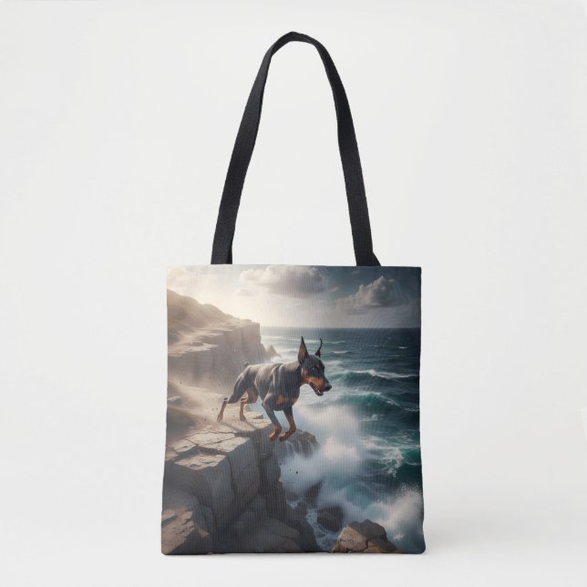 Doberman Pinscher Elegant Tote Bag (Vorderseite)