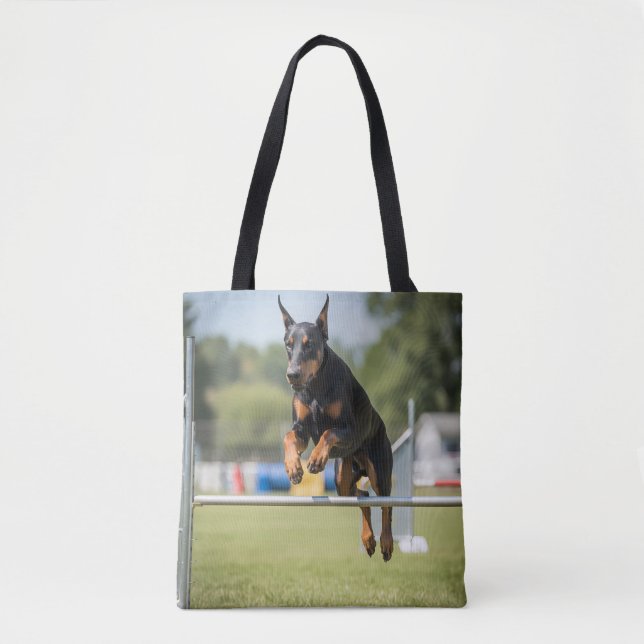 Doberman Pinscher Elegant Tote Bag (Vorderseite)