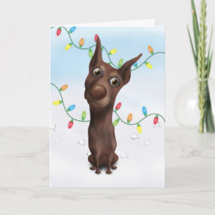 Doberman Pinscher (Fawn) Weihnachten