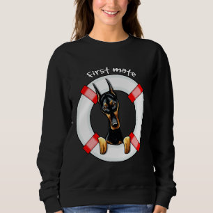 Doberman Pinscher First Mate Sweatshirt