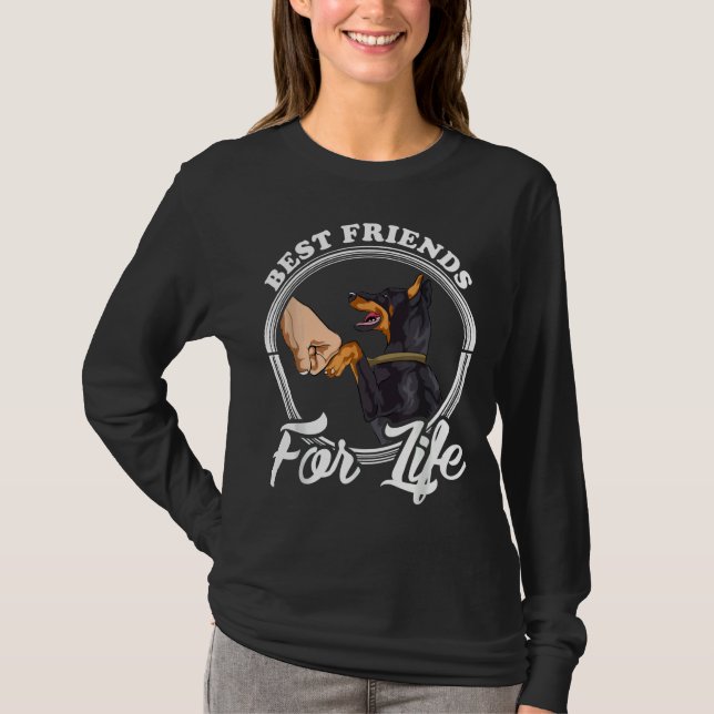 Doberman Pinscher Funny Doberman Lover 96 T-Shirt (Vorderseite)
