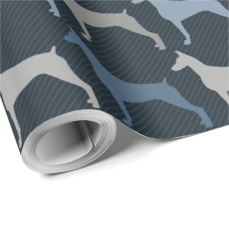 Doberman Pinscher - gepropft & docked Geschenkpapier