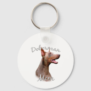 Doberman Pinscher (Isabella) Mama 2 Schlüsselanhänger
