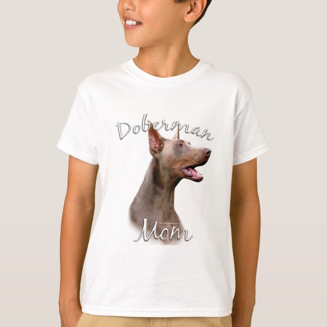 Doberman Pinscher (Isabella) Mama 2 T-Shirt (Vorderseite)