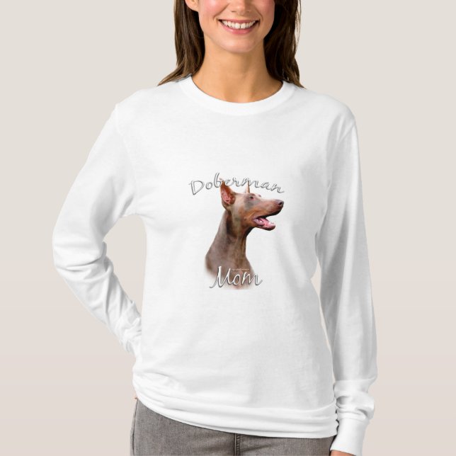 Doberman Pinscher (Isabella) Mama 2 T-Shirt (Vorderseite)