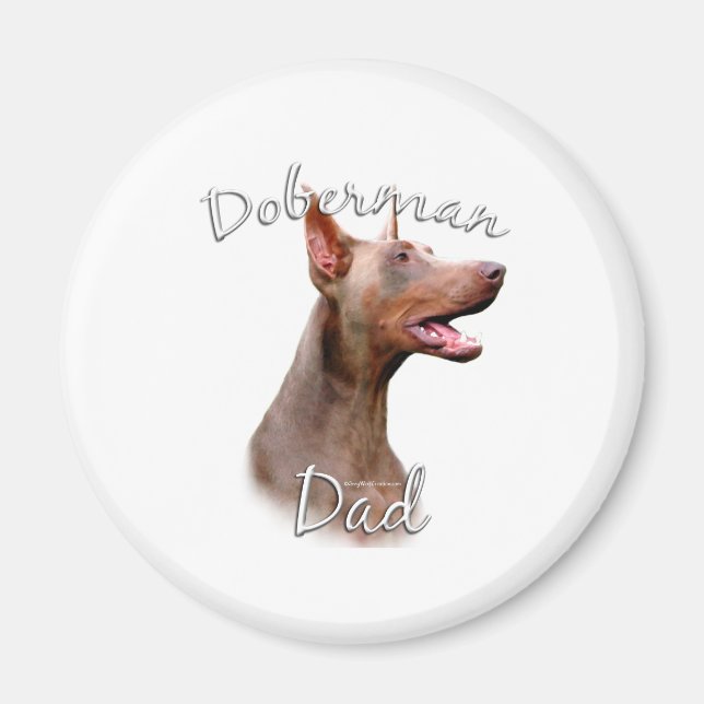 Doberman Pinscher (Isabella) Vater 2 Magnet (Vorne)