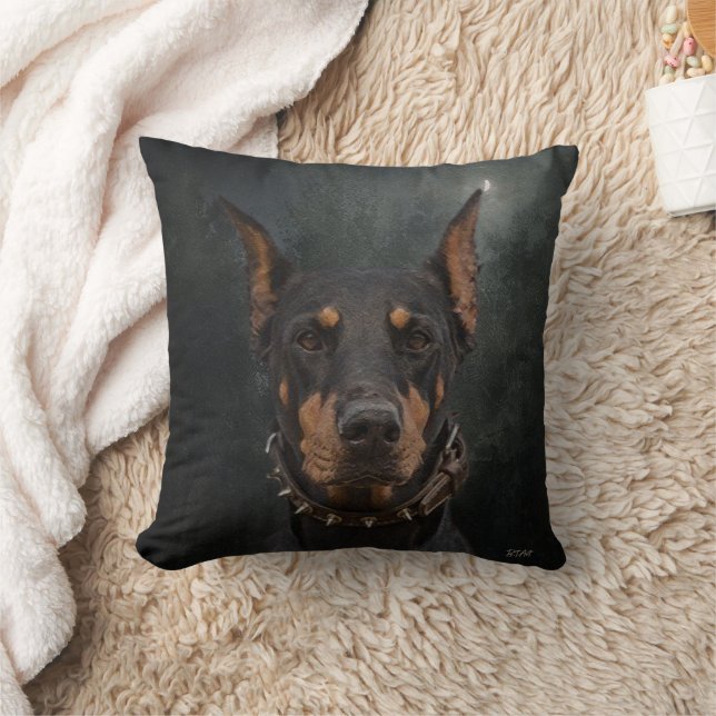 Doberman Pinscher Kissen (Decke)