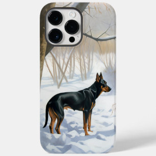 Doberman Pinscher lässt es Weihnachten Case-Mate iPhone 14 Pro Max Hülle
