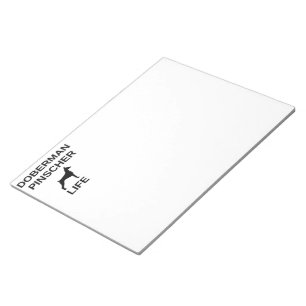 Doberman pinscher Leben Notizblock