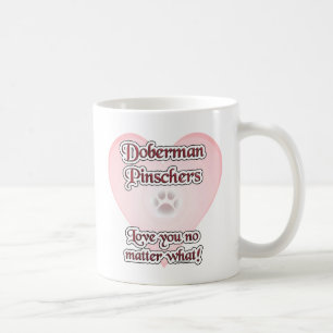 Doberman Pinscher Liebe, Liebe Doberman, Liebe Dob Kaffeetasse