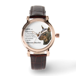 Doberman Pinscher Lovers - Geschenke Armbanduhr