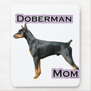 Doberman Pinscher Mama 4 Mousepad