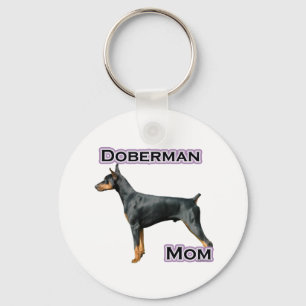 Doberman Pinscher Mama 4 - Schlüsselanhänger