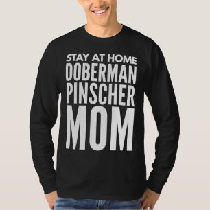 Doberman Pinscher Mama Angepasst Scoop T-Shirt