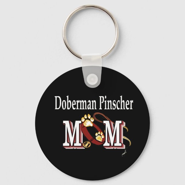 Doberman Pinscher Mama - Geschenke Schlüsselanhänger (Vorderseite)