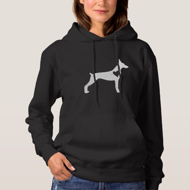 Doberman Pinscher Mama Hoodie (Vorderseite)