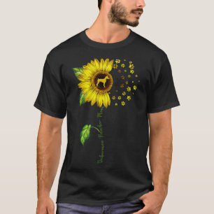 Doberman Pinscher Mama Sunflower Doberman Pinscher T-Shirt