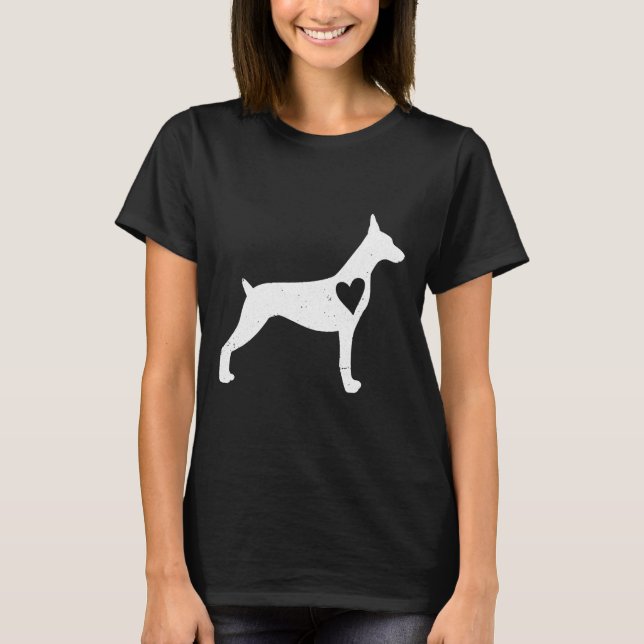 Doberman Pinscher Mama T-Shirt (Vorderseite)
