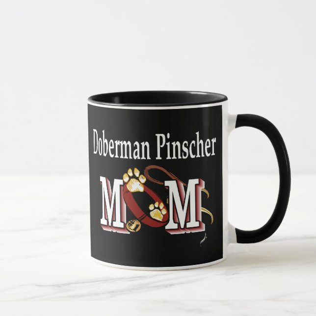 Doberman Pinscher Mama Tasse (Rechts)