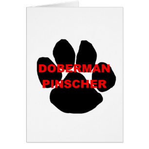 Doberman pinscher name paw
