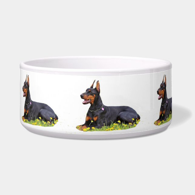 Doberman Pinscher Napf (Vorderseite)