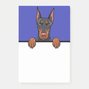 Doberman Pinscher Niedlich Funny Dog Lover Geschen Post-it Klebezettel