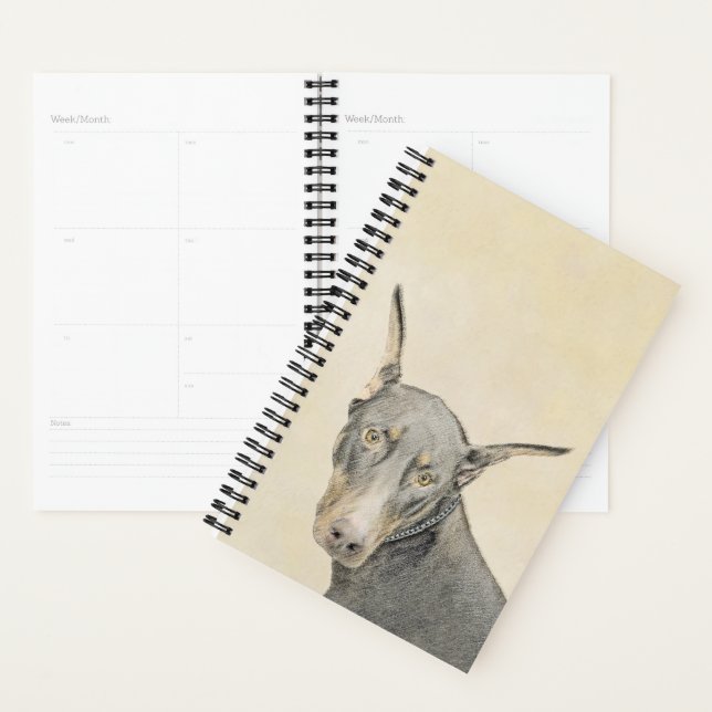 Doberman Pinscher Painting - Original Dog Art Planer (Anzeige)