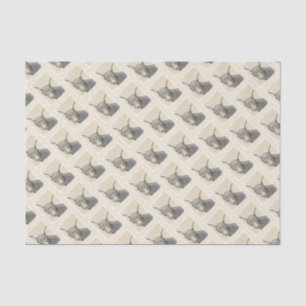 Doberman Pinscher Painting - Original Dog Art Seidenpapier