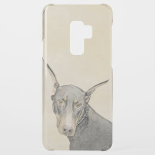 Doberman Pinscher Painting - Original Dog Art Uncommon Samsung Galaxy S9 Plus Hülle
