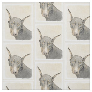 Doberman Pinscher Painting - Original Hund Art Stoff