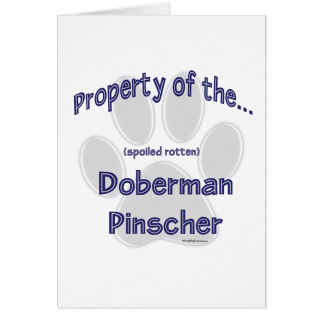 Doberman Pinscher Property (Vorne)