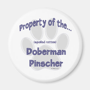 Doberman Pinscher Property - Magnet
