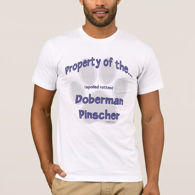 Doberman Pinscher Property T-Shirt (Vorderseite)