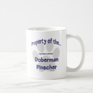 Doberman Pinscher Property Tasse