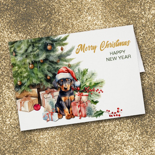 Doberman Pinscher Puppy Dog Weihnachten (Von Creator hochgeladen)