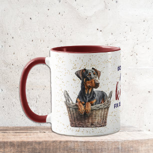 Doberman Pinscher Puppy Kisses Fix Alles Tasse