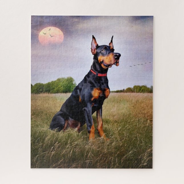 Doberman Pinscher Puzzle (Vertikal)