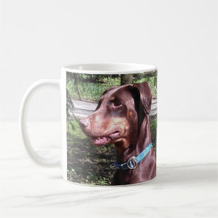 Doberman Pinscher Red Kaffeetasse
