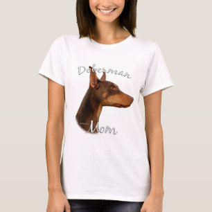Doberman Pinscher (rot) Mama 2 T-Shirt