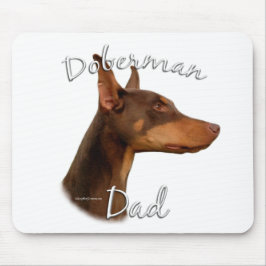Doberman Pinscher (rot) Vater 2 Mousepad