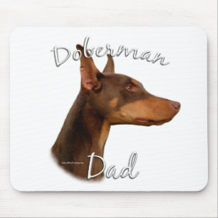 Doberman Pinscher (rot) Vater 2 Mousepad