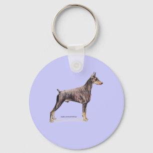 Doberman Pinscher Schlüsselanhänger