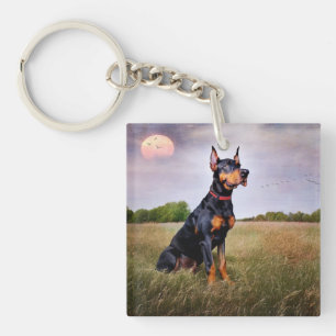Doberman Pinscher Schlüsselanhänger