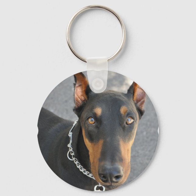 Doberman Pinscher Schlüsselanhänger (Vorderseite)