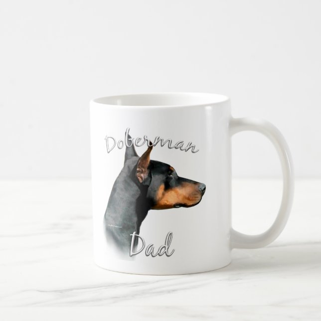 Doberman Pinscher (schwarz) Vater 2 Tasse (Rechts)