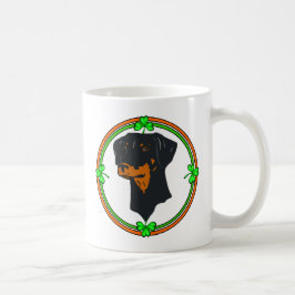 Doberman Pinscher St Patricks Kaffeetasse