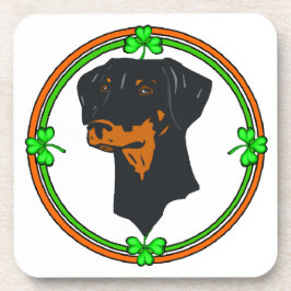 Doberman Pinscher St Patricks Untersetzer