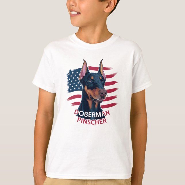 Doberman Pinscher T-Shirt (Vorderseite)