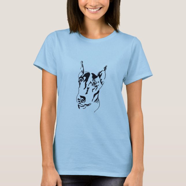 Doberman Pinscher T - Shirt (Vorderseite)